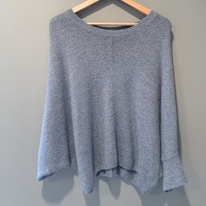 Gap Blue Poncho Sweater